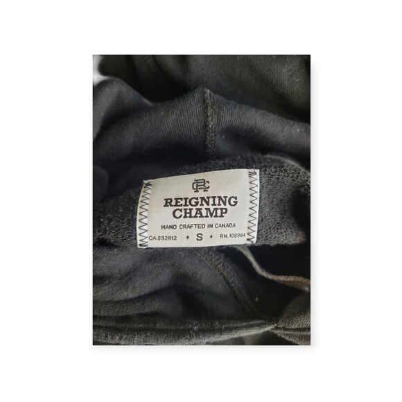 Reigning Champ Genderless Midweight Terry Standard Hoodie in black size S EUC - Picture 12 of 14